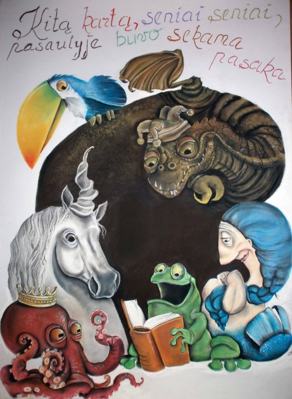 The path to the world of fairy tales (pastel)