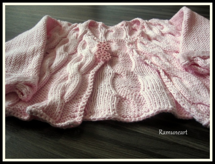 Pink cotton sweater