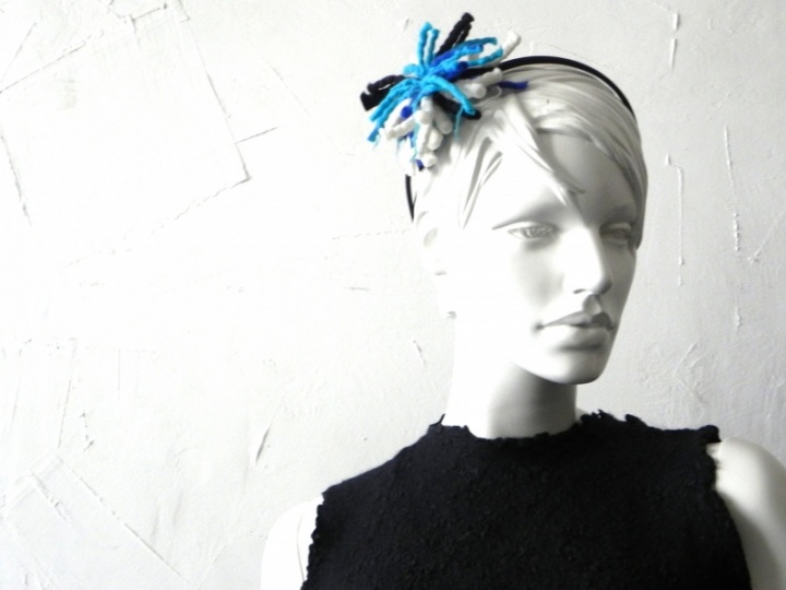 Hair headband with flower Velta