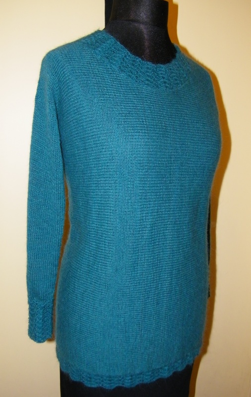 Turquoise blouse picture no. 2