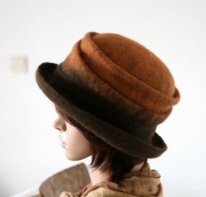 Felted hat ,, ,, Fall Rhapsody picture no. 2