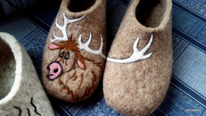 Felted slippers- Christmas gifts picture no. 2