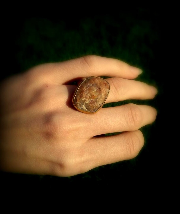 Ring with seaside stone picture no. 2