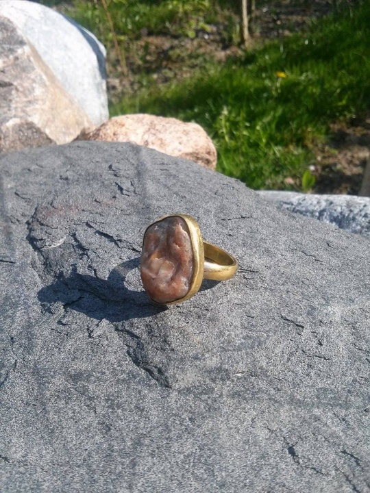 Ring with seaside stone picture no. 3
