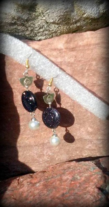 Earring with cairo stone picture no. 3