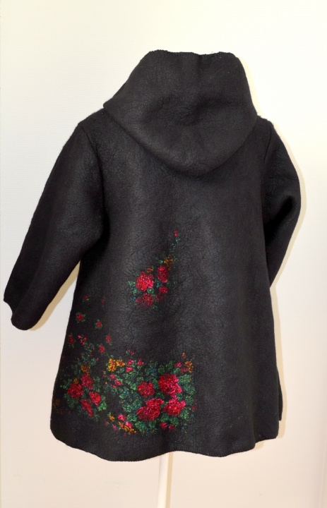 felting coat " The summer night" picture no. 2