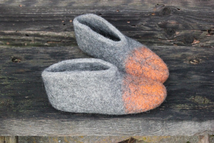 Felted slippers size37EU