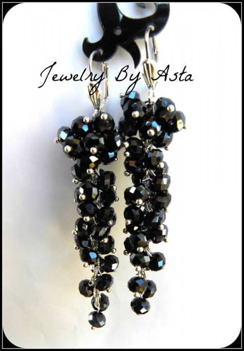 Handmade Jewelry Crystal Earrings Gemstone Beads Fashion