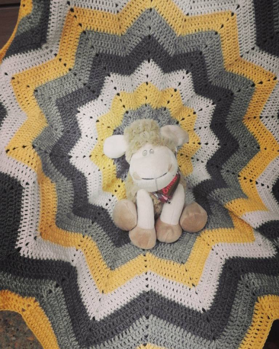 Crochet baby blanket picture no. 2