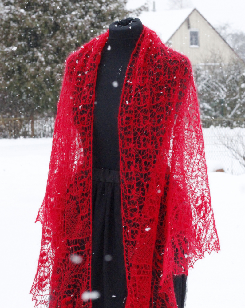 Shawl "Christmas Tales"  picture no. 3