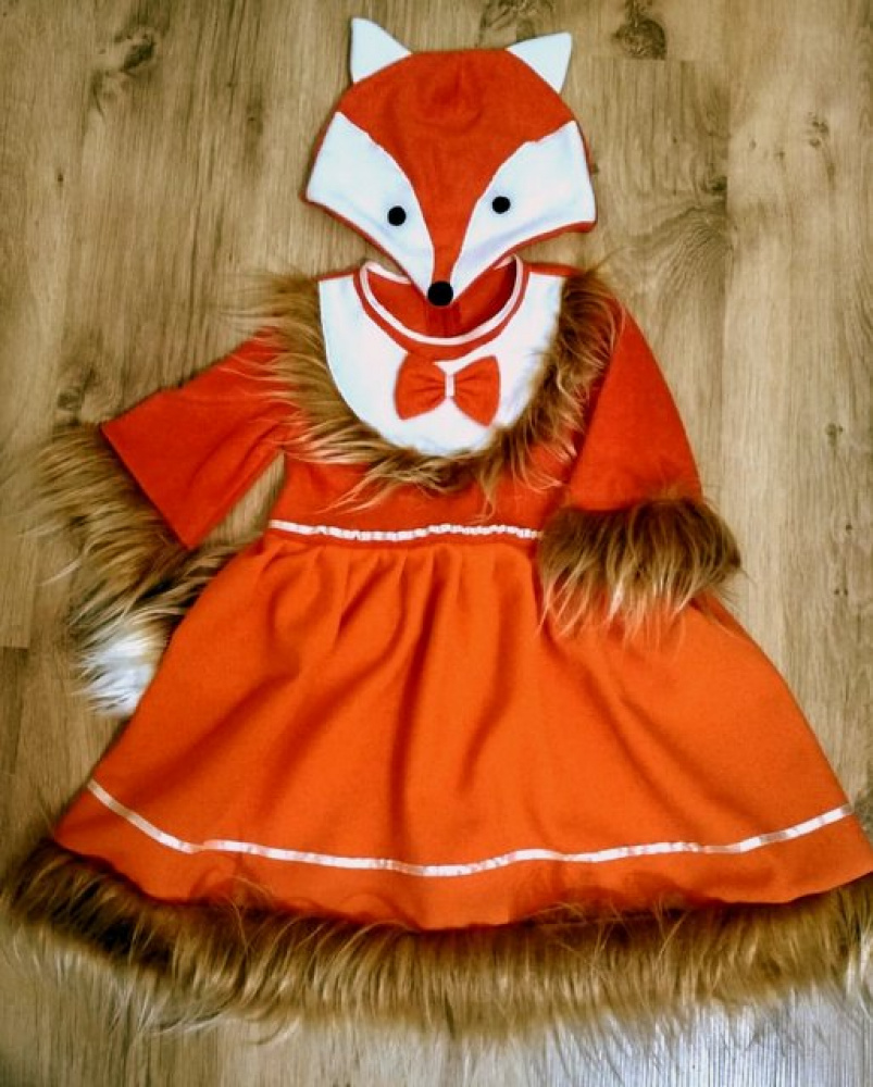 Fox carnival costume for a girl picture no. 2