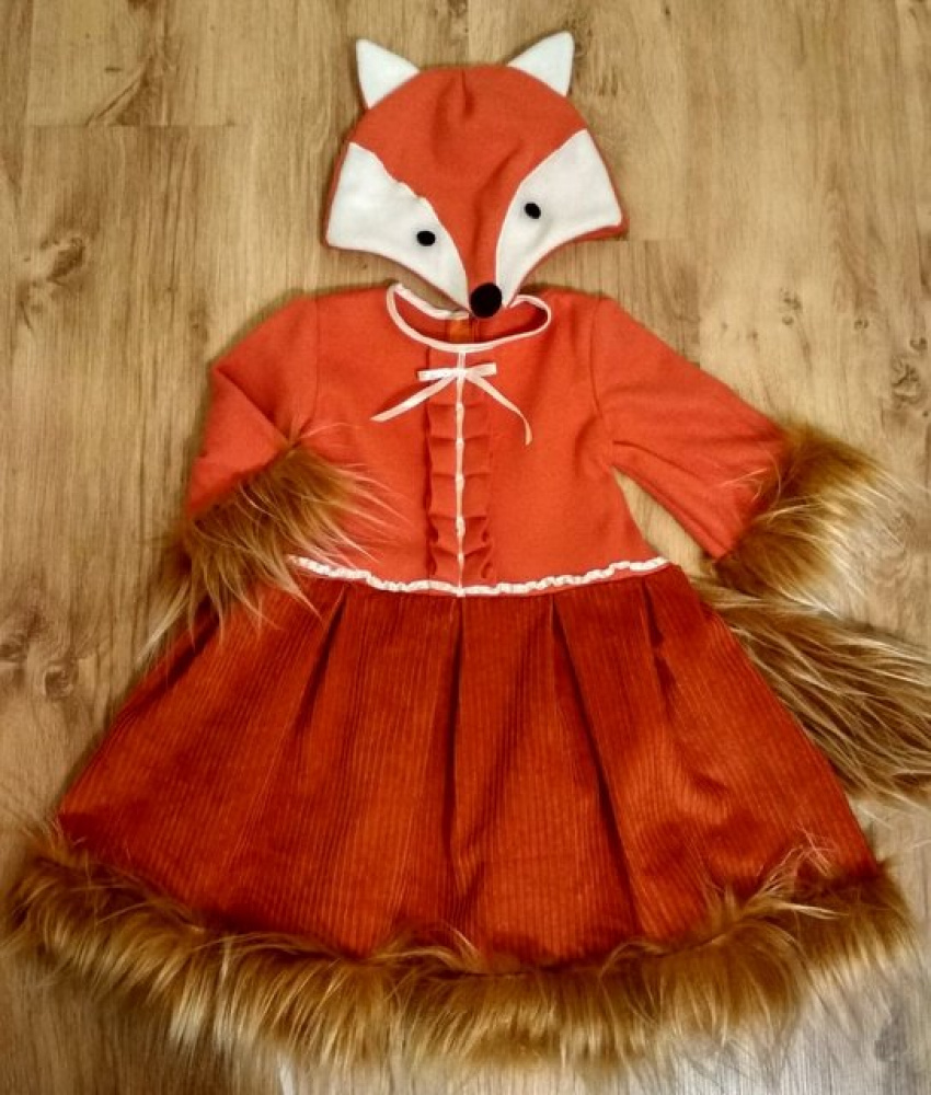 Fox carnival costume for girls picture no. 2