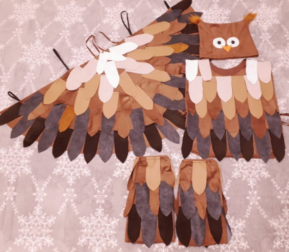 Owl carnival costume for kids