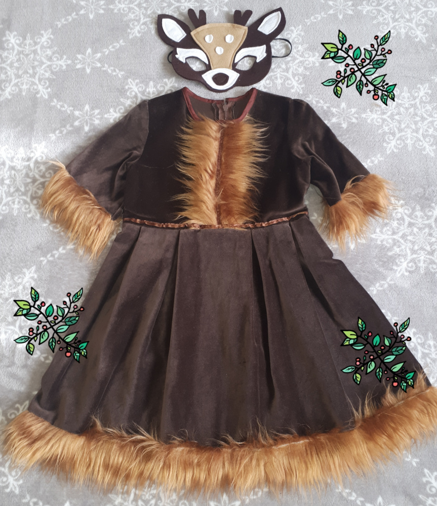 Deer carnival costume for girls
