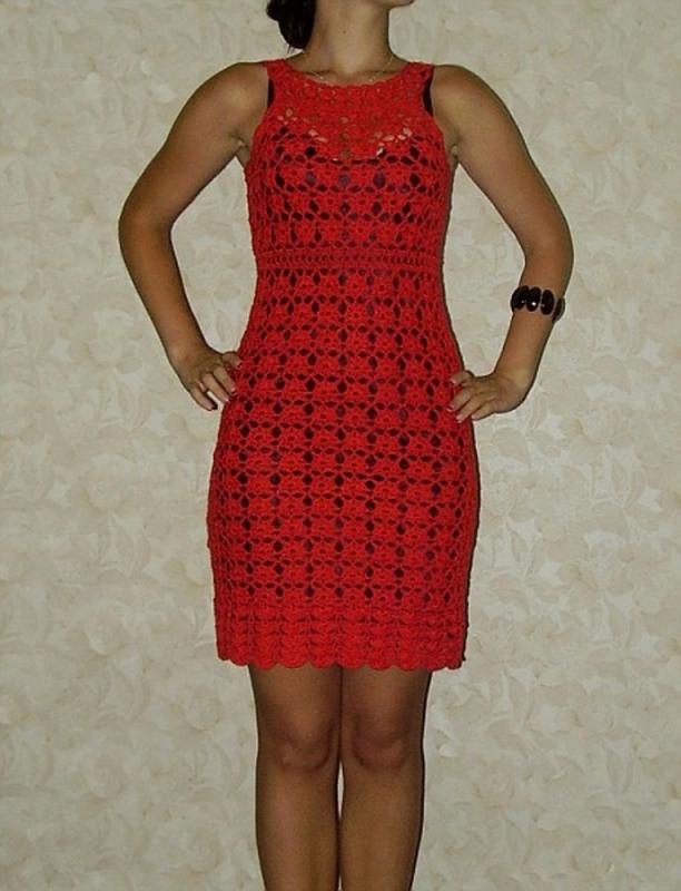 Crocheted dress