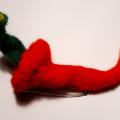Chilly pepper - Brooches - felting