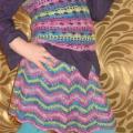 The skirt and jacket - Children clothes - knitwork