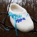Slippers bride - Shoes & slippers - felting