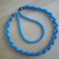 Tows " Blue Sea " - Necklace - beadwork