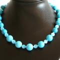 neckless " Blue Lagoon " - Necklace - beadwork