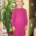 knitted dress - Children clothes - knitwork