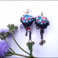 Forest berries - Earrings - beadwork