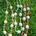 Necklaces " Berry Skewers " - Necklace - needlework