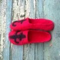 Redness - Shoes & slippers - felting