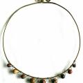Brass 1 - Necklace - beadwork
