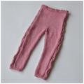 Raspberry trousers with braids - Children clothes - knitwork