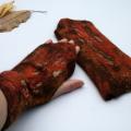 Riesines " And again decided " - Wristlets - felting