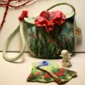 Christmas Gift " Bruninieku meadow " - Handbags & wallets - felting