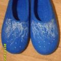 snowing snow - Shoes & slippers - felting