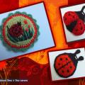 Ladybugs - Lace - needlework