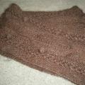 brown braids and knobs - Scarves & shawls - knitwork