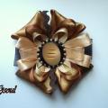 Brown sun - Brooches - making