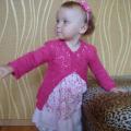 Sweater " Pink Lady " - Children clothes - knitwork