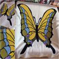 Plaid " butterfly " - Plaids & blankets - needlework