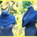 blue snood - Other knitwear - knitwork