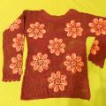 Flowered blouse - Sweaters & jackets - needlework
