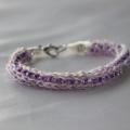 Purple - Bracelets - beadwork