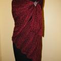 Red scarf - Scarves & shawls - knitwork