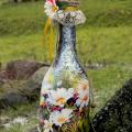 Remembering Summer - Decorated bottles - making