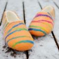 Tiger - Shoes & slippers - felting