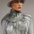 Shawl collar " Mouses fur coat " - Scarves & shawls - felting