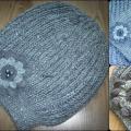 Grey beret - Hats - knitwork