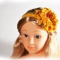 flower head - Hair accessories - felting