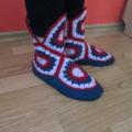 Indoor shoes-Join - Shoes - needlework