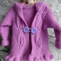 coat girl - Children clothes - knitwork