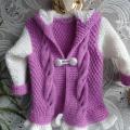coat girl 8-10men. - Children clothes - knitwork